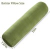 1 MIDDLE ONE Bolster Pillow for Bed, Long Round Body