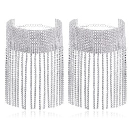 Bienvenu Ankle Bracelet for Women Fringe Anklet Foot Jewlery Accessories for Women,Silver