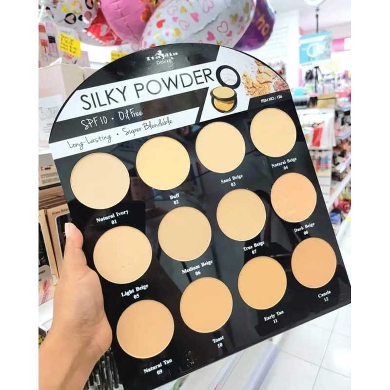 Polvo Compacto Italia Deluxe Caja Negra Cobertura Media 8g