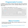 Koolertron One Handed Macro Mechanical Keyboard, RGB LED Backlit Portable