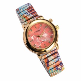 English Talking Watch with Alarm Function for Ladies, Talking Date and Time (Expansion Band TAG-1405C)
