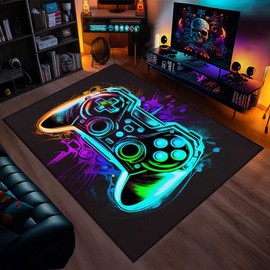 MEDUNE Gaming Rugs - Gamer Rug for Boys' Bedroom - Perfect for Gaming Rooms - 60x40 inches