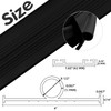 Garage Door Seals Bottom Rubber with Pre-drilled Aluminum Track Retainer