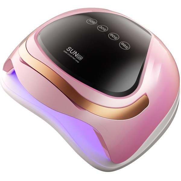 AJELU - Lámpara de uñas LED UV de 248 W,
