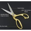 EVERMARKET Stainless Steel Sharp Tailor Scissors for Clothing Dressmaking Shears