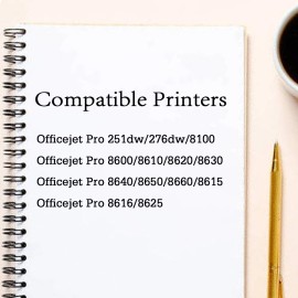 For HP 16Pack 950 XL 951 XL 950 951 Ink Cartridge replacement for 8610 276dw Printer