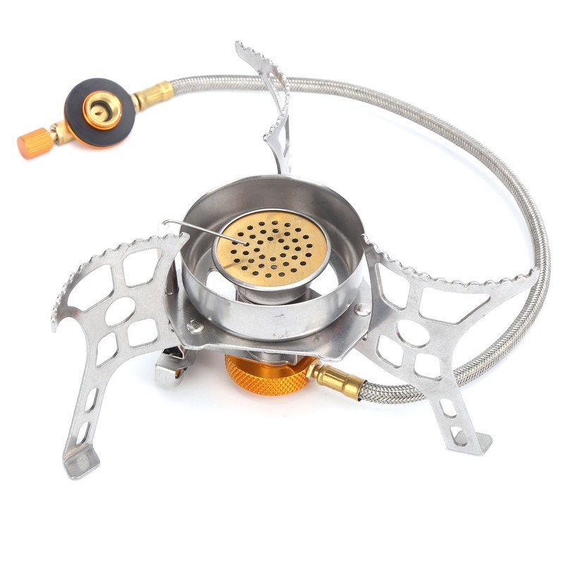 Camping Stove Portable Aluminum Alloy Stainless Steel Practical Outdoor Cooking