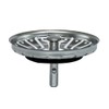 MINISMUS Universal Sink Strainer Basket Drain Plug Stainless Steel Sink
