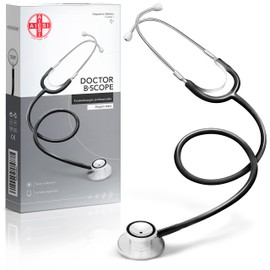 AIESI® Doctor B-Scope Double Head Professional Stethoscope for Adults Black