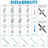 337PCS SAE & Metric Grease Fitting Replacement Kit 1/4" 1/8"