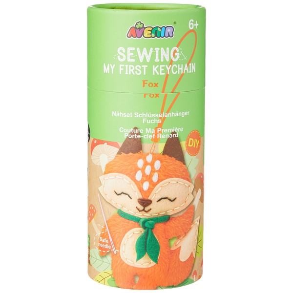 Avenir Plush Sewing Keychain Kit | Fox | Sewing Kit