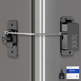 Refrigerator Lock Combination, Child Proof Fridge Lock, Cabinet Locks Baby Proofing, for Fridge, Cabinets, Drawers, Windows and Child Proof Cabinet Locks - No Keys Needed No Drill