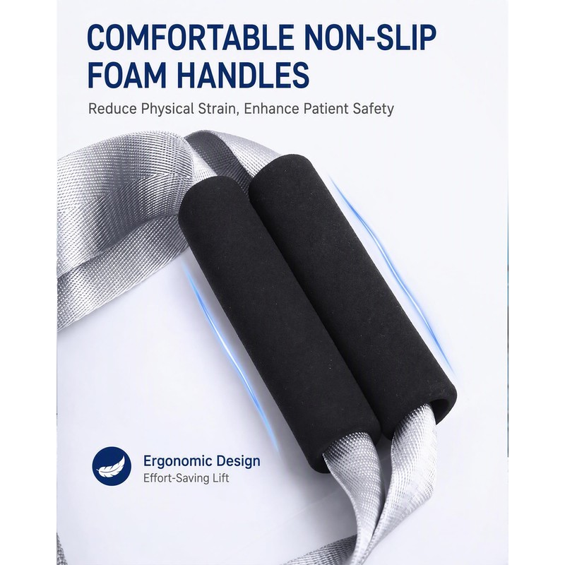 Patient Lift Transfer Belt with Sliding Pad, Stair Lift Aid