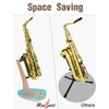 Musbeat Saxophone Stand, Saxophone Stand for Alto and Tenor, Walnut