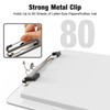 Macroclo Small Clipboards, A5 Plastic Mini Clear Clip Board for
