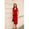 GRACE KARIN GRACE KARIN Elegant Wrap Dress with Belt -