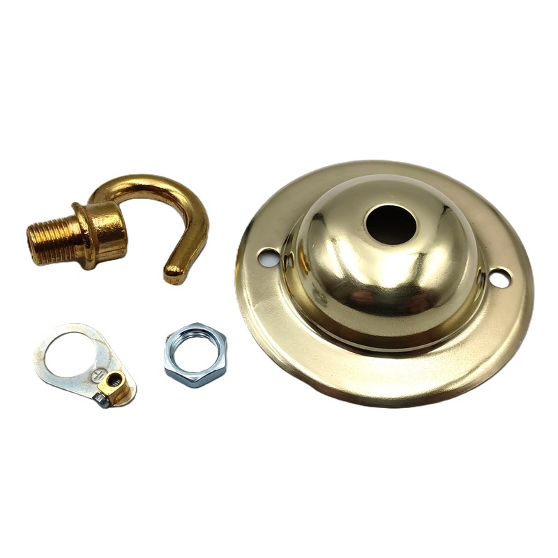 Metal Ceiling Dome with Hook and Fixing Screws Choice of