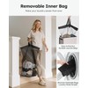 SOLEDI Laundry Hamper with Lid 100L Large & Tall Collapsible