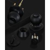 Lanwandeng (5 Sets) All Keyed Same Entry Door Knob and