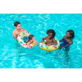 Bestway Swimming Ring for Kids | Durable Inflatable Swim Float, Summer Water Pool Toys, Assorted Designs