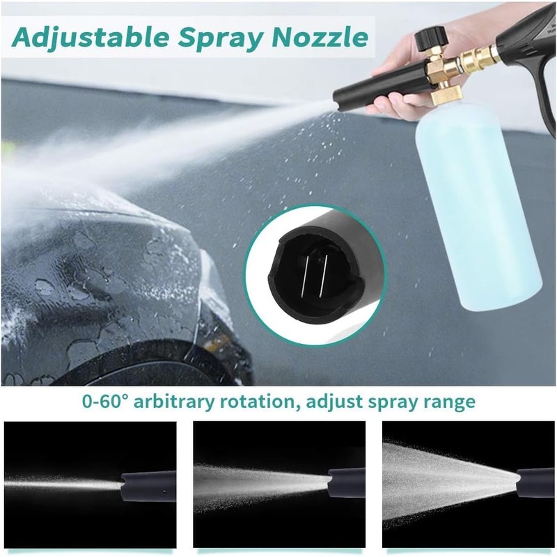 Foam Cannon, Foam Cannon Blaster with 1/4 Inch Quick Connector