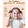 Lilian&Gema 2 in 1 Baby Ear Defenders, Adjustable Toddler Ear