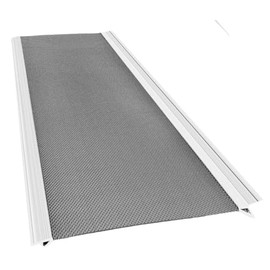 Gutter Guard 5" Sample Size [Aluminum] Premium Stainless Steel Gutter Guard with SmartPitch Technology for Enhanced Durability and Easy Installation, Fits 5-inch Gutters, DIY-Friendly