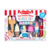Melissa & Doug Ice Cream Shop Multi-Colored Chalk and Holders