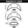 Bump It Black Styling Coiler Set,5Pcs Hiar Bun Black Styling