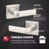 Kwikset Breton 405 Entry Door Handle with Lock and Key,