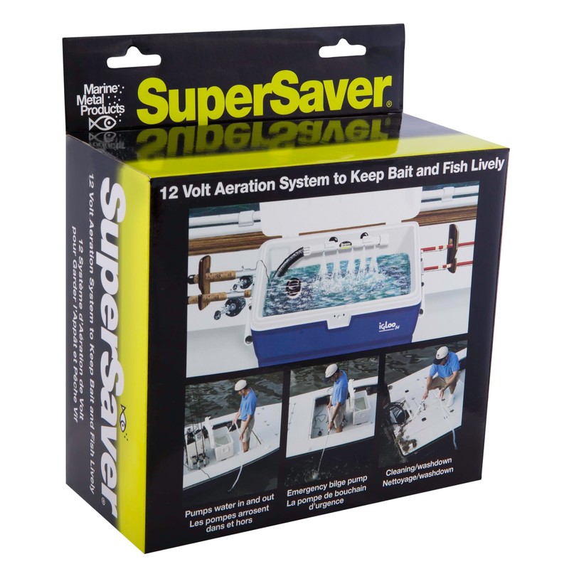 Marine Metal SS-212 Super Saver Live Well Bait System &