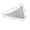 com-four® awning triangle - canvas with UV protection - sun