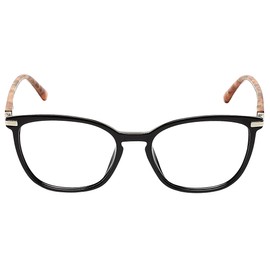 VK Couture Women's Anna Fashion Readers Round Reading Glasses, Black, 138 mm + 2