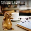 Penguin Eyeglass Holder Stand - Handcrafted in Indonesia - Wooden