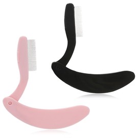 FENQURO 2 Pcs wimpern kamm, wimpernkamm, Faltende Wimpern Kamm Separator Faltbare Wimpern Kamm Augenbrauen Mascara Applikator Wimpern Kamm Wimpern Separator Wimpern Pinsel