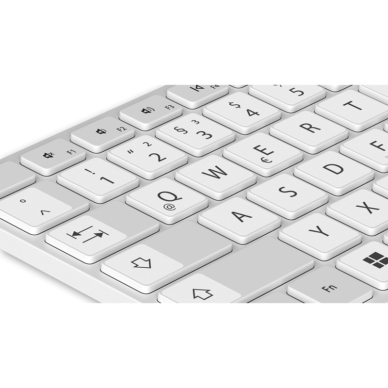 Lacerto® 13 x 13 mm German Sticker Set for PC