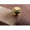 Infinity Decor Solid Brass Antique Style Beehive Cabinet Knobs 30mm