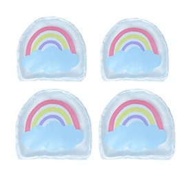 Reusable Heat Packs, Cartoon Warm Hands Treasure, Hand Warmers, Reusable Hand Warmers, Heating Packs, Gel Hand Warmers, Hot Compress, Hand Click on Body Gel Heater (Heart) (Transparent D, S)