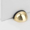 TERF® Polished Brass Door Stopper Floor Mounted Oval Dome Shape