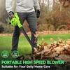 PULITUO Cordless Leaf Blower with 4.0Ah Battery and Charger Lightweight