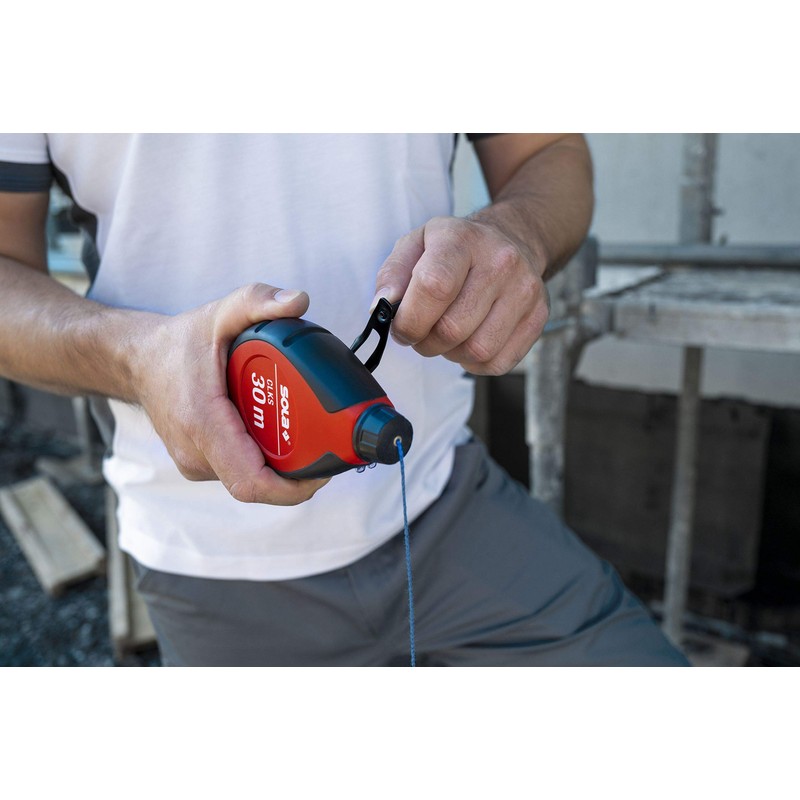 SOLA CLKS Chalk Line Set Red - 30 m Marking