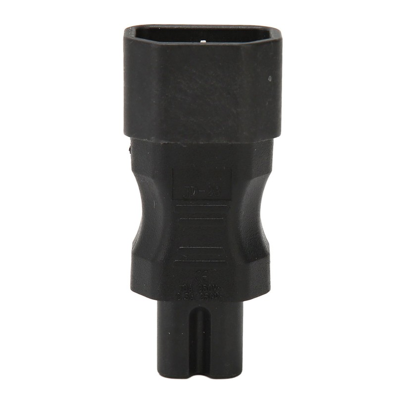 4Pcs IEC320 C14 to IEC320 C7 Power Adapter Universal Black