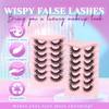 Losha Lashes Wispy False Eyelashes C Curl Cat Eye Lashes