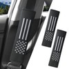 JDDRY 2PC Soft Carbon Fiber Seat Belt Covers with USA