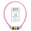 Nean children's-bicycle-cable-lock, number code combination lock in colourful design, 10