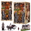 MiniCity 3D Wooden Puzzle Bookend Bookshelf Insert Decor with LED