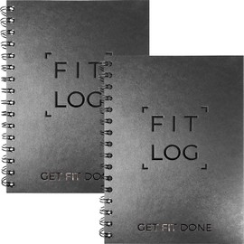 Fitness Log Book & Workout Planner - Designed by Experts Gym Notebook, Workout Tracker, Exercise Journal for Men Women