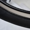 CAR Pass Black Faux Suede 14.5-15 Inch Memory Foam Steering