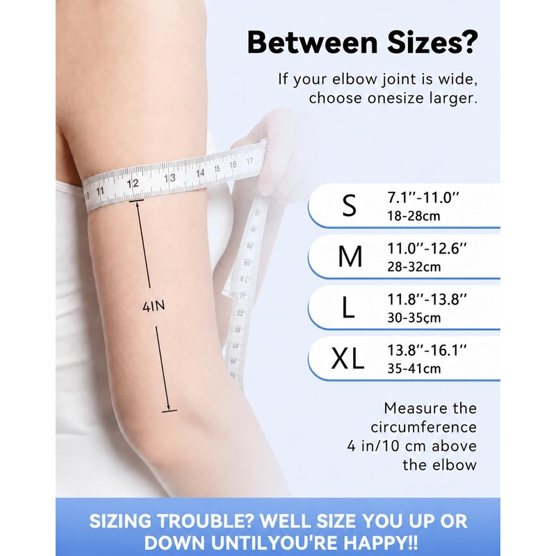 Upgraded Cubital Tunnel Elbow Brace for Women and Men,Elbow Splint-M
