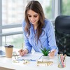 EOOUT Gold Office Supplies Set - Complete Desk Accessories